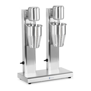 Milkshaker doppio 160 watt - 2 x 1 litri - 15.000 giri/min - acciaio inox 14_0004947