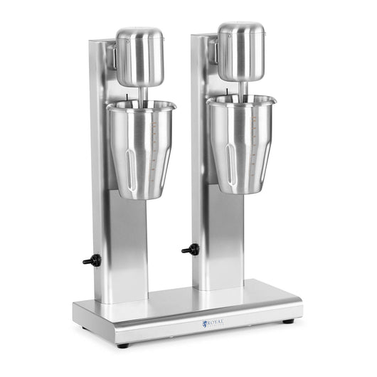 Milkshaker doppio 160 watt - 2 x 1 litri - 15.000 giri/min - acciaio inox 14_0004947