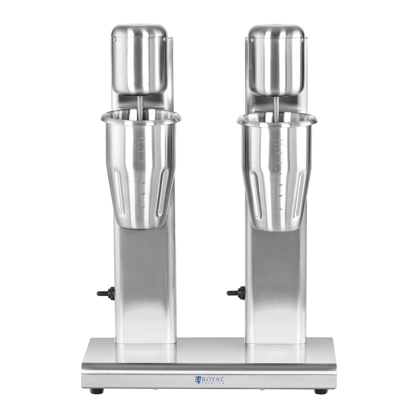Milkshaker doppio 160 watt - 2 x 1 litri - 15.000 giri/min - acciaio inox 14_0004947