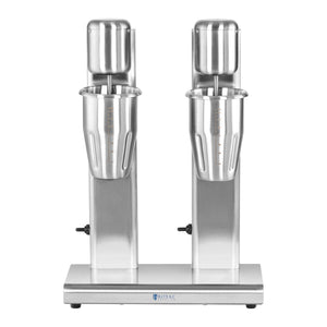 Milkshaker doppio 160 watt - 2 x 1 litri - 15.000 giri/min - acciaio inox 14_0004947