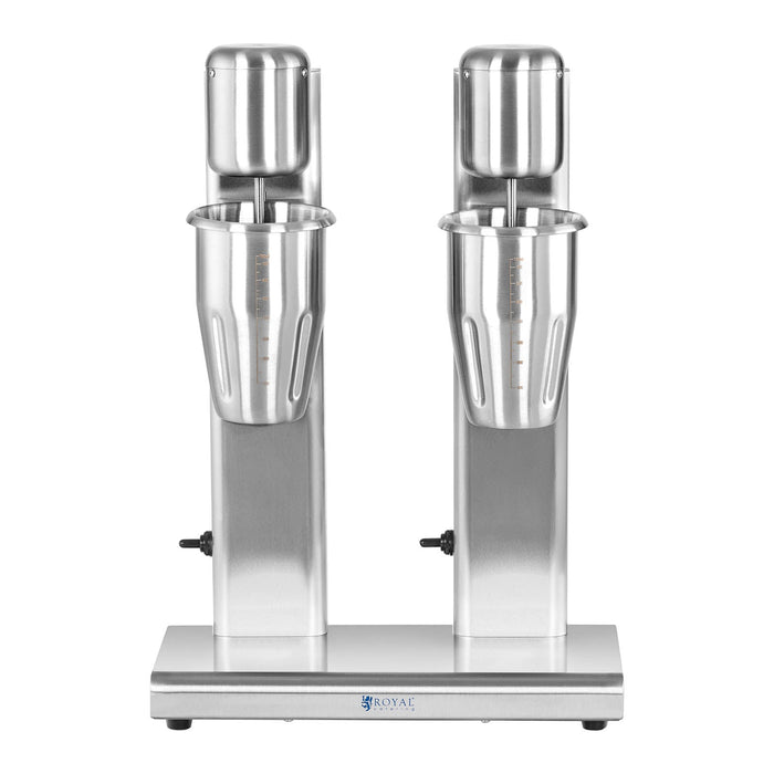 Milkshaker doppio 160 watt - 2 x 1 litri - 15.000 giri/min - acciaio inox 14_0004947