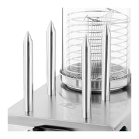 Macchina per hot dog 650 watt 4 spiedi inox 14_0004977