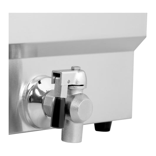 Friggitrice elettrica 2 x 16 litri 230 volt professionale 3000 watt acciaio inox 14_0003984