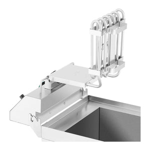 Friggitrice elettrica 9 litri 3.000 watt valvola di scarico professionale zona fredda acciaio inox 14_0003988