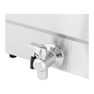 Friggitrice elettrica 9 litri 3.000 watt valvola di scarico professionale zona fredda acciaio inox 14_0003988