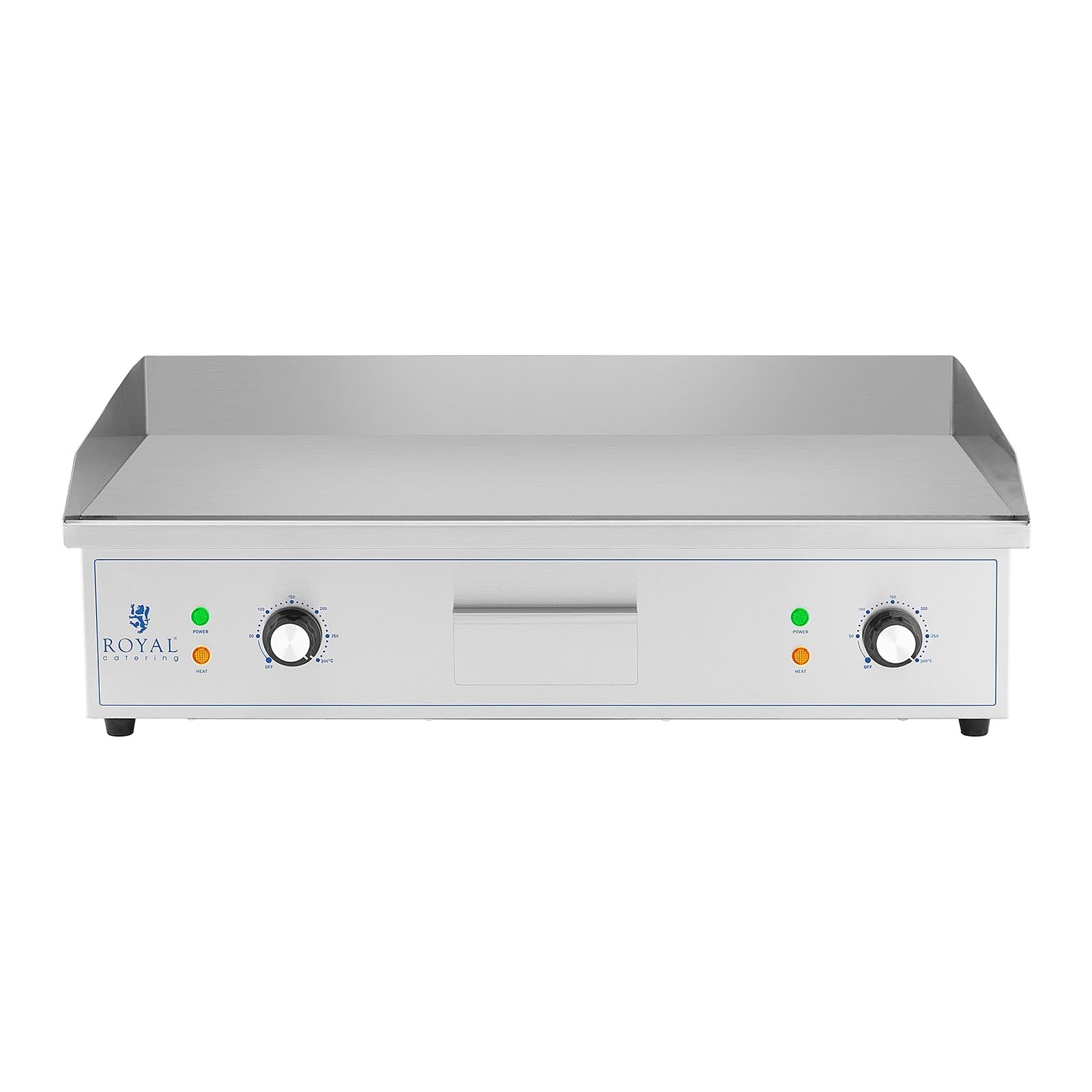 Plancha elettrica professionale - 727 x 420 mm - Superficie liscia - 4.400 watt 14_0004058