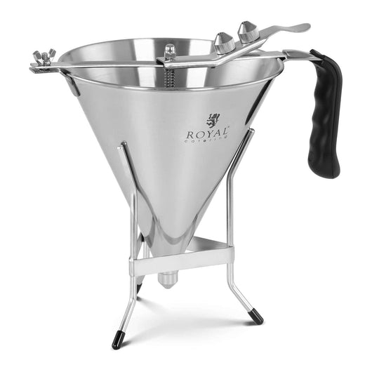 Imbuto a pistone 1,8 l inox 3 ugelli manico ergonomico professionale 14_0004628