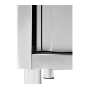 Lavello inox su vano 2 vasche inox 500 x 400 x 300 mm professionale 14_0005014