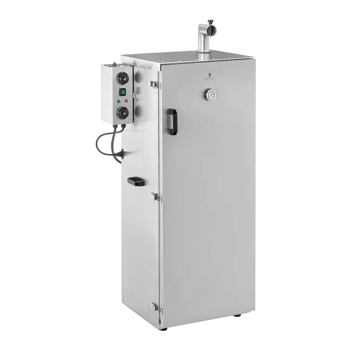 Affumicatoio professionale per carne pesce caldo e freddo mobile in acciaio inox volume 147 litri timer 0 - 120 min potenza 1000 watt materiale acciaio inox 0 - 100 °C 14_0003972