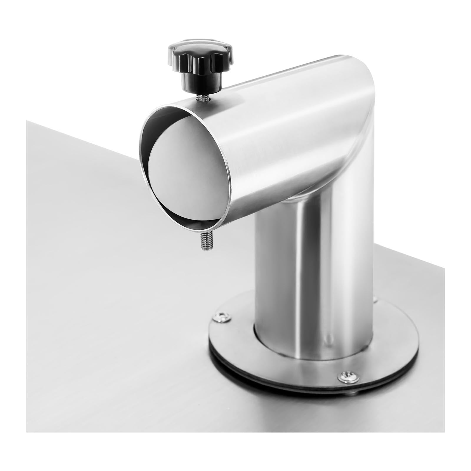 Affumicatoio professionale per carne pesce caldo e freddo mobile in acciaio inox volume 147 litri timer 0 - 120 min potenza 1000 watt materiale acciaio inox 0 - 100 °C 14_0003972