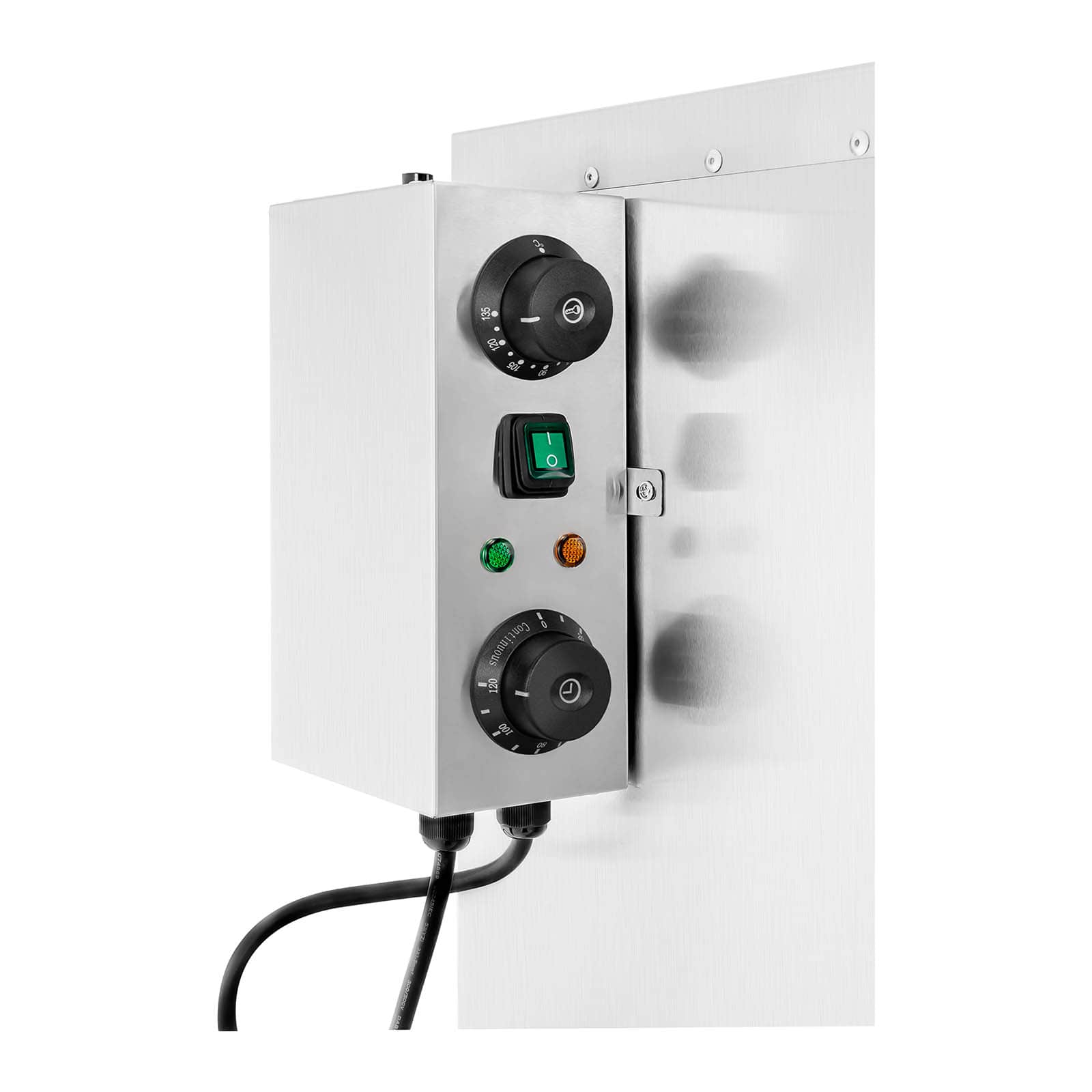 Affumicatore professionale per carne calda pesce armadio in acciaio inox volume 105 litri timer 0 - 120 min potenza 1.000 watt materiale acciaio inox 0 - 100 °c 14_0003973