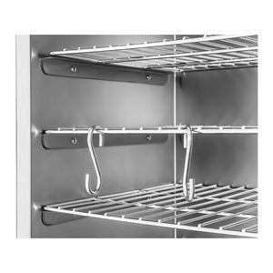 Affumicatore professionale per carne calda pesce armadio in acciaio inox volume 105 litri timer 0 - 120 min potenza 1.000 watt materiale acciaio inox 0 - 100 °c 14_0003973