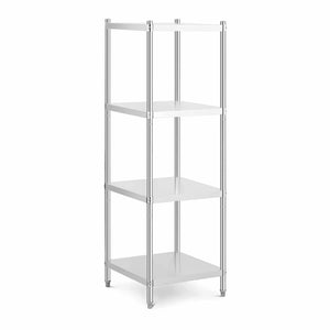 Ripiano in acciaio inox 60 x 60 x 180 cm 200 kg professionale 14_0005187