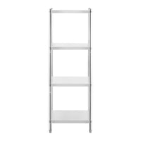 Ripiano in acciaio inox 60 x 60 x 180 cm 200 kg professionale 14_0005187