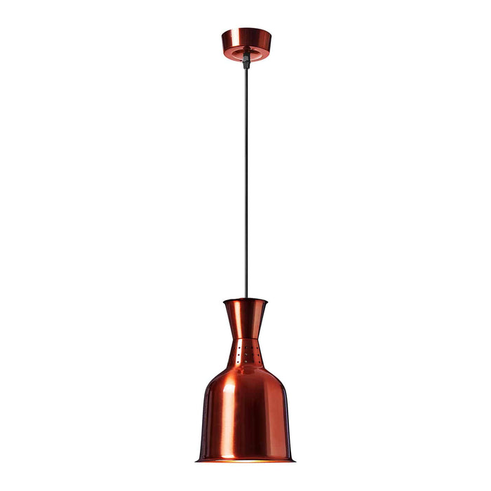 Lampada riscaldante per cucina e ristorazione scaldapiatti (materiale: acciaio, attacco: E27 (max. 250 watt), aspetto: ottone, tensione: 230 v) 14_0004319