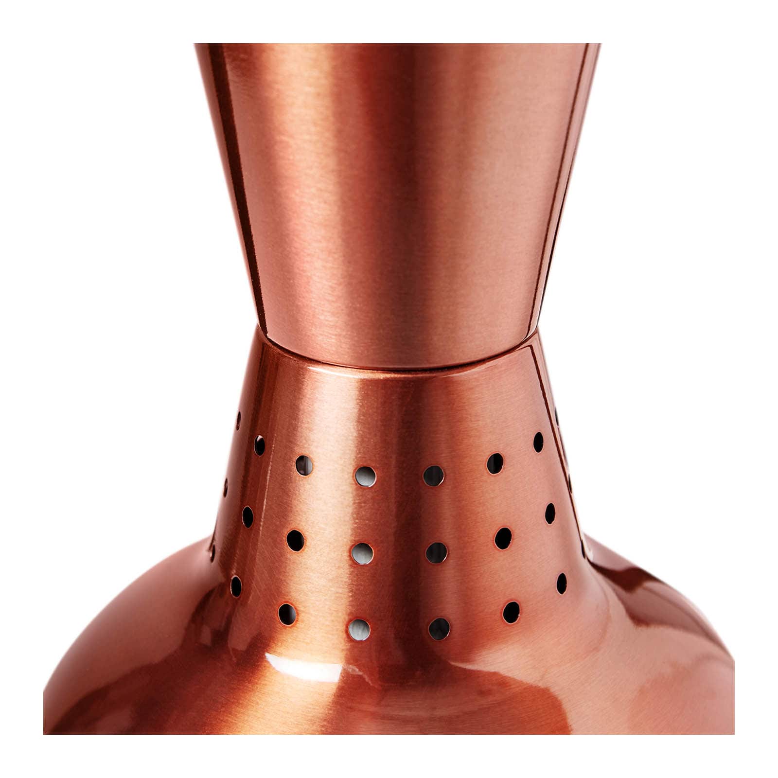 Lampada riscaldante per cucina e ristorazione scaldapiatti (materiale: acciaio, attacco: E27 (max. 250 watt), aspetto: ottone, tensione: 230 v) 14_0004319