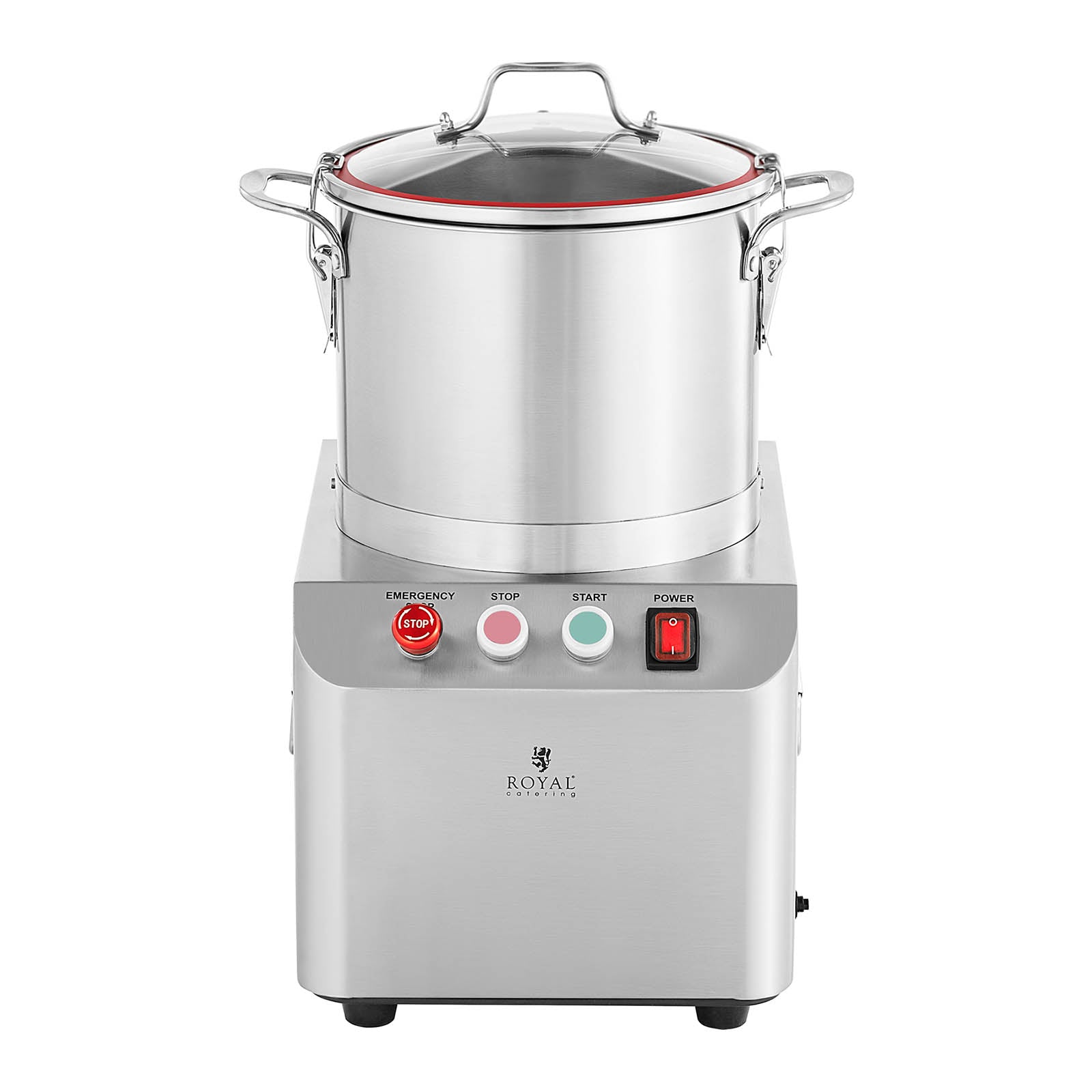 Cutter da cucina 1400 giri/min 8 litri professionale in acciaio inox 14_0004528