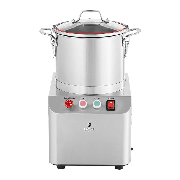 Cutter da cucina 1400 giri/min 8 litri professionale in acciaio inox 14_0004528