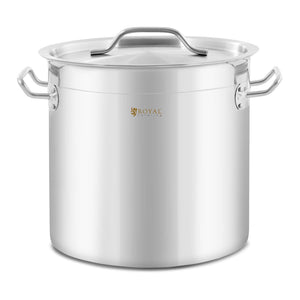 Pentola per induzione da 12 litri 250 mm acciaio inox 14_0004173