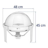 Scaldavivande tondo 5,8 litri acciaio inox 14_0004229