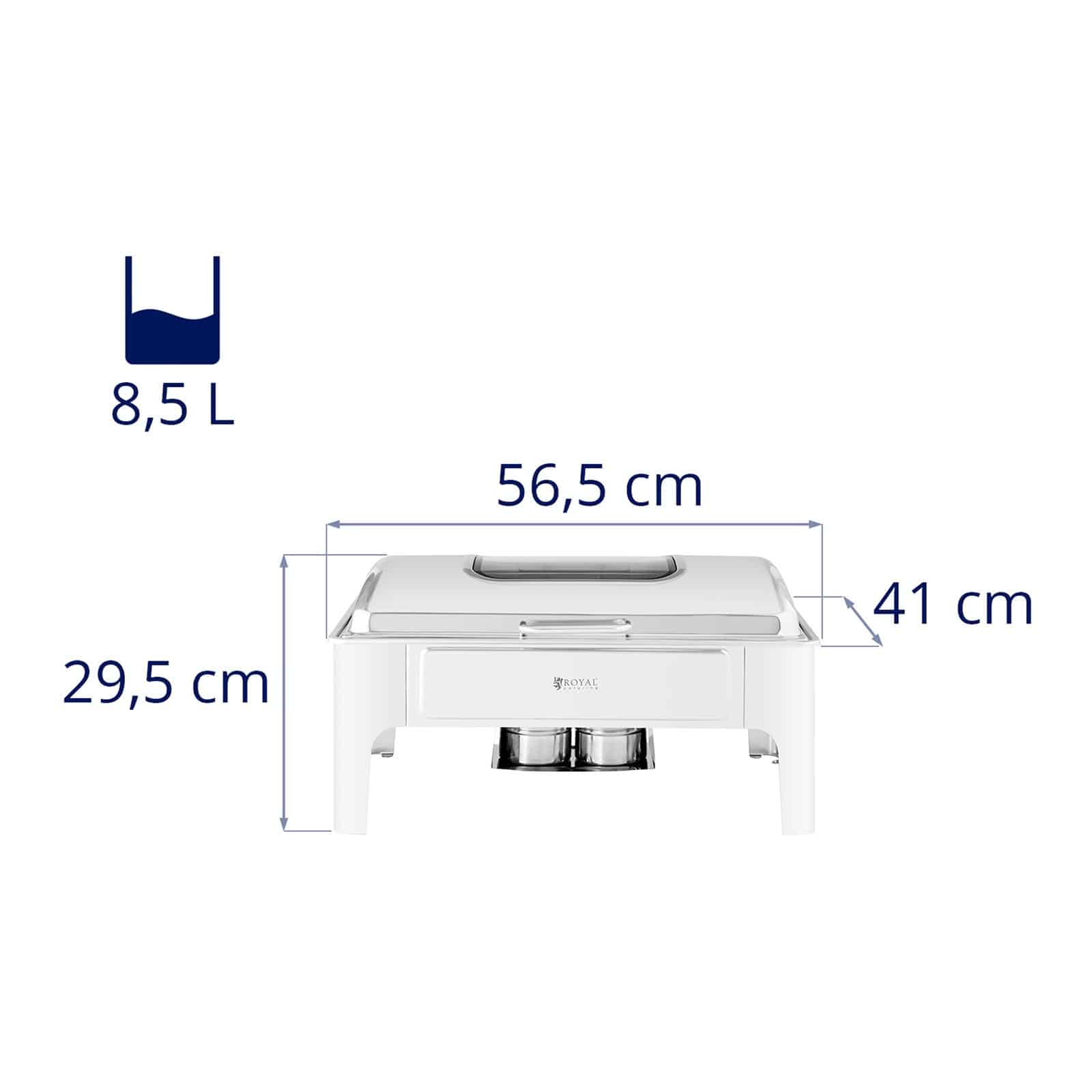Scaldavivande 8,5 litri oblò inox 2 fuochi 14_0004242