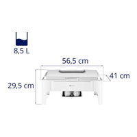Scaldavivande 8,5 litri oblò inox 2 fuochi 14_0004242