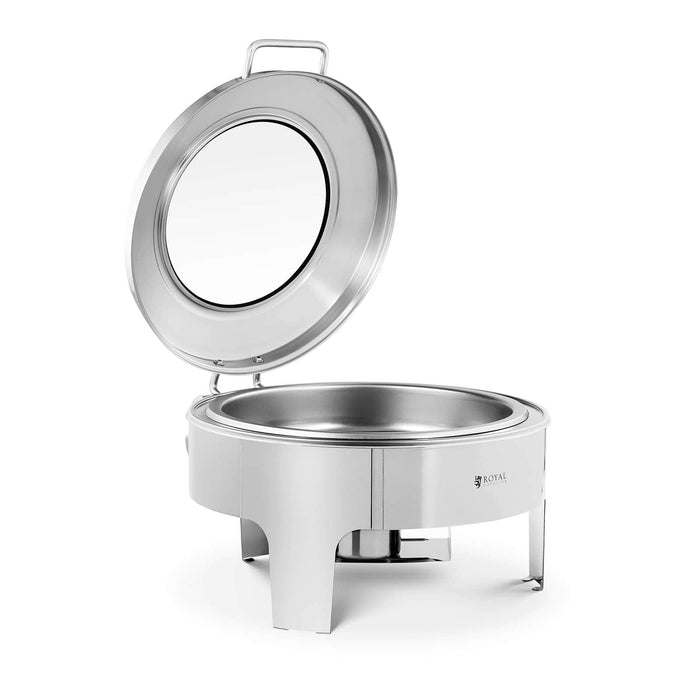 Scaldavivande tondo 5,8 litri oblò inox 1 fuoco 14_0004244