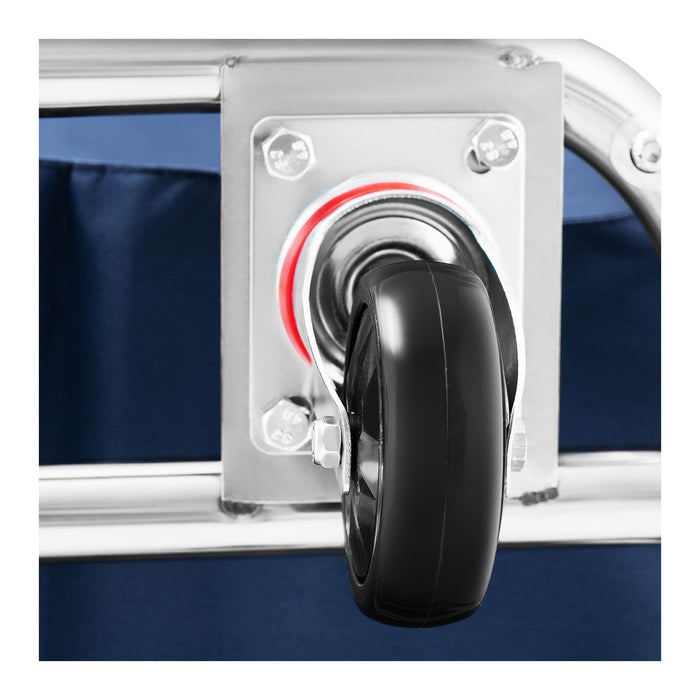 Carrello portabiancheria sporca con ruote (volume: 300 litri 4 ruote telaio in acciaio inox sacco in plastica (PVC)) 14_0004378