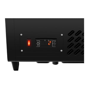 Vetrina refrigerata 100 litri 3 livelli plastica vetro temperato nero 14_0005388