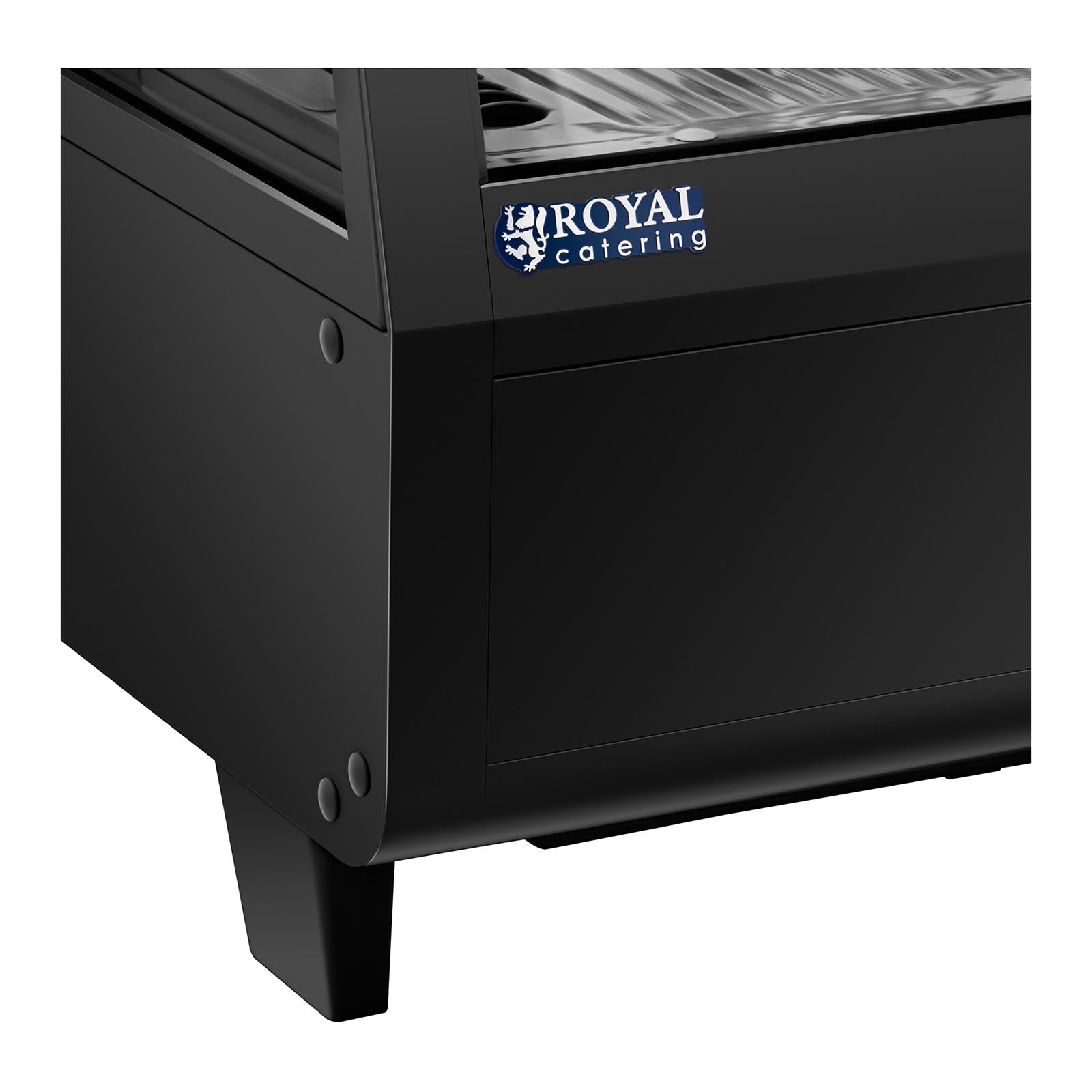 Vetrina refrigerata 100 litri 3 livelli plastica vetro temperato nero 14_0005388