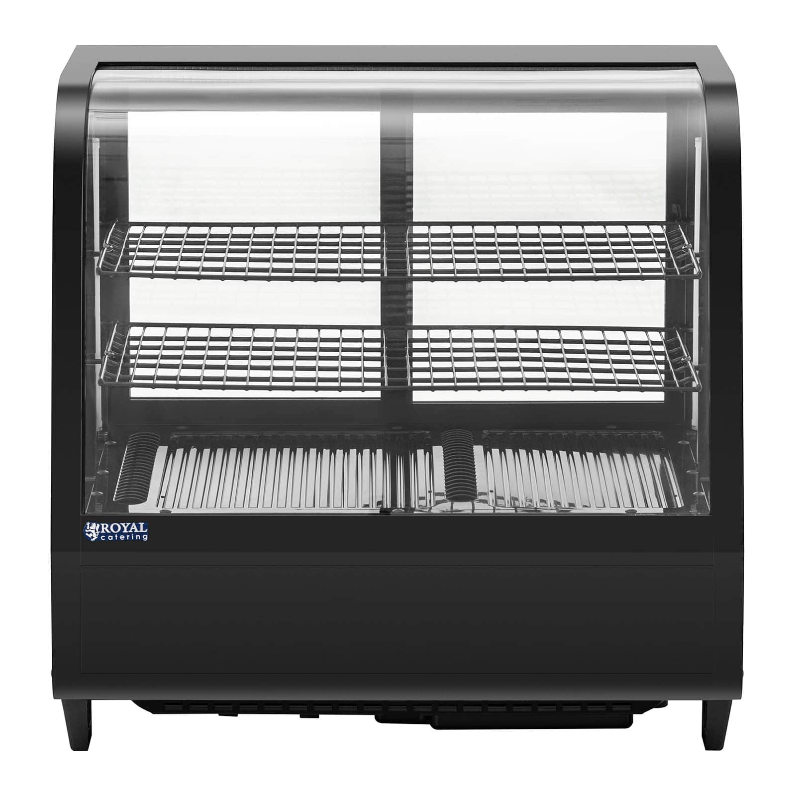 Vetrina refrigerata 100 litri 3 livelli plastica vetro temperato nero 14_0005388