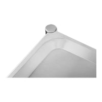 Carrello di servizio 3 teglie fino a 60 kg superficie 82 x 50 cm professionale inox 14_0005032