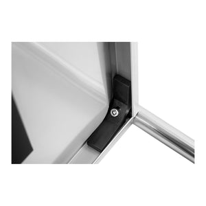 Carrello di servizio 3 teglie fino a 60 kg superficie 82 x 50 cm professionale inox 14_0005032