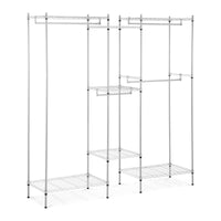 Appendiabiti 190 x 45 x 195 cm Appendiabiti robusto da 210 kg appendiabiti in metallo 14_0005195