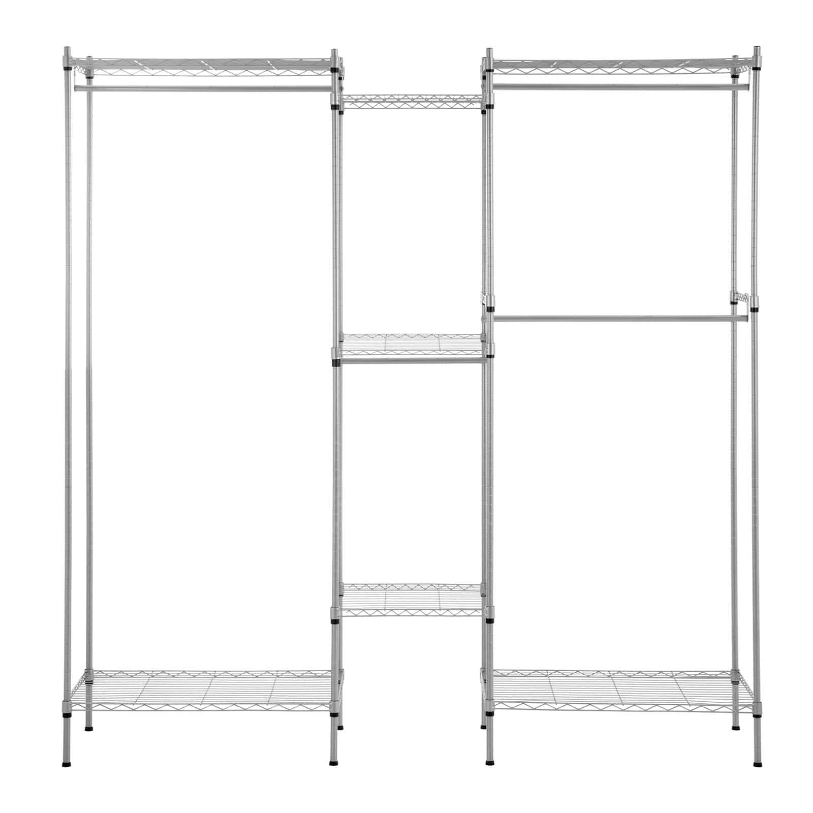 Appendiabiti 190 x 45 x 195 cm Appendiabiti robusto da 210 kg appendiabiti in metallo 14_0005195