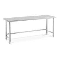 Tavolo da lavoro in acciaio inox piano di lavoro in acciaio inox piano di lavoro professionale tavolo da lavoro cucina 200 x 60 cm 240 kg 14_0005125