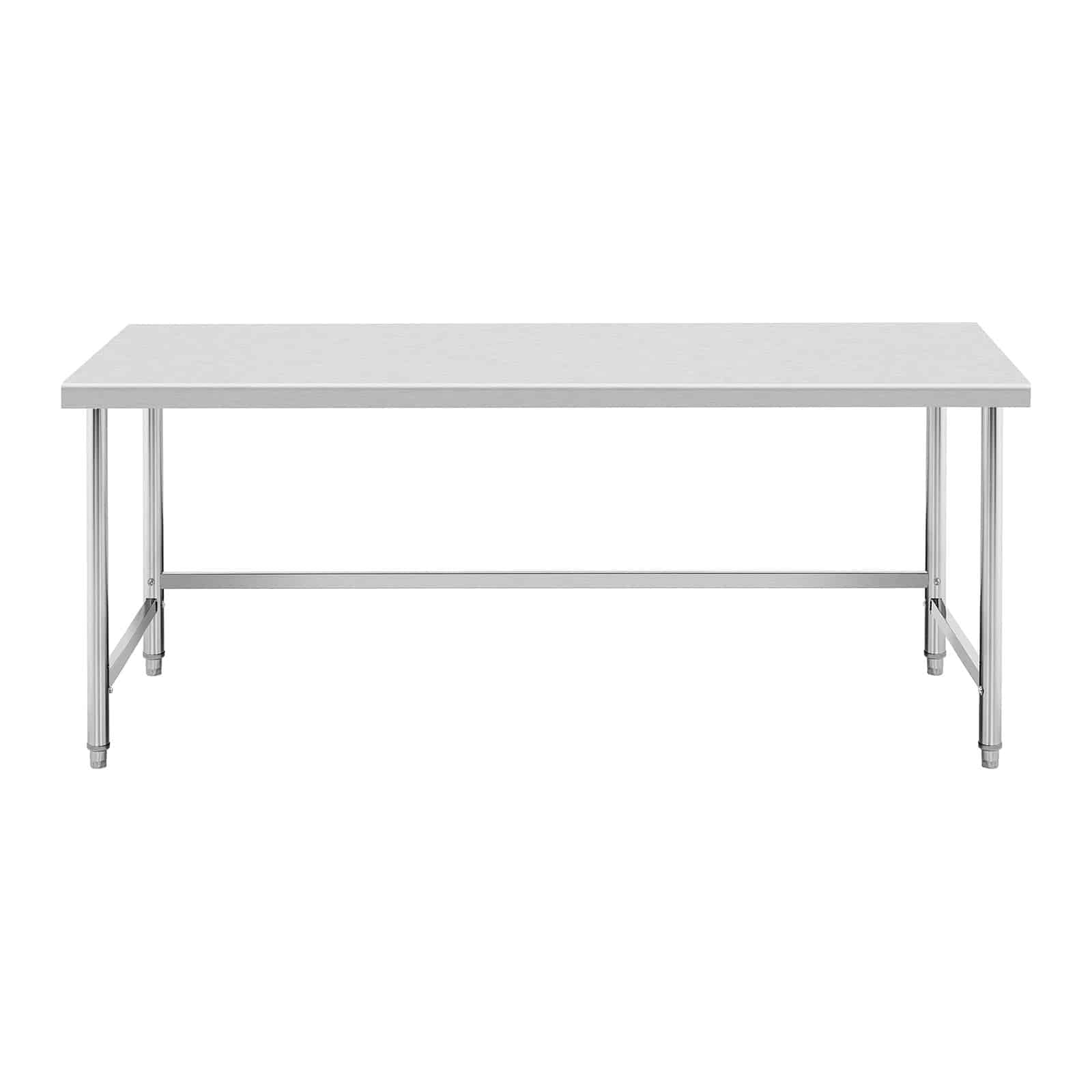 Tavolo da lavoro in acciaio inox piano di lavoro in acciaio inox piano di lavoro professionale tavolo da lavoro cucina 200 x 60 cm 240 kg 14_0005125