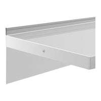 Mensola a muro in acciaio inox 120 x 40 cm fino a 80 kg mensola a muro industriale mensola a muro 14_0005153