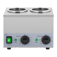 Scaldasalse 2 x 1 litro pannello di controllo nella parte inferiore acciaio inox 14_0004263