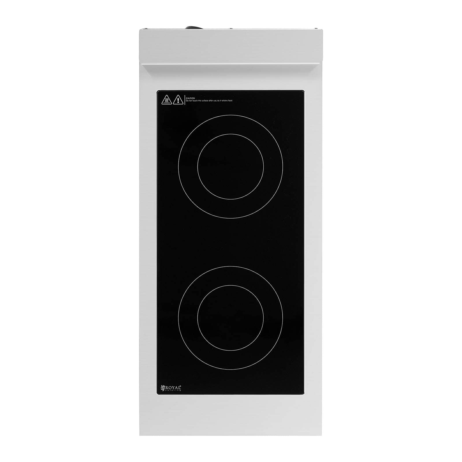 Piano cottura a induzione 8500 Watt 2 piastre vano conservazione 260°C Piano cottura elettrico Piano cottura a induzione 14_0004121