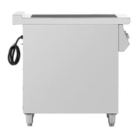 Piano cottura a induzione 8500 Watt 2 piastre vano conservazione 260°C Piano cottura elettrico Piano cottura a induzione 14_0004121