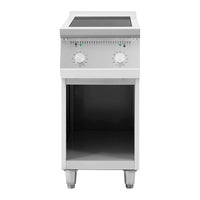 Piano cottura a induzione 8500 Watt 2 piastre vano conservazione 260°C Piano cottura elettrico Piano cottura a induzione 14_0004121