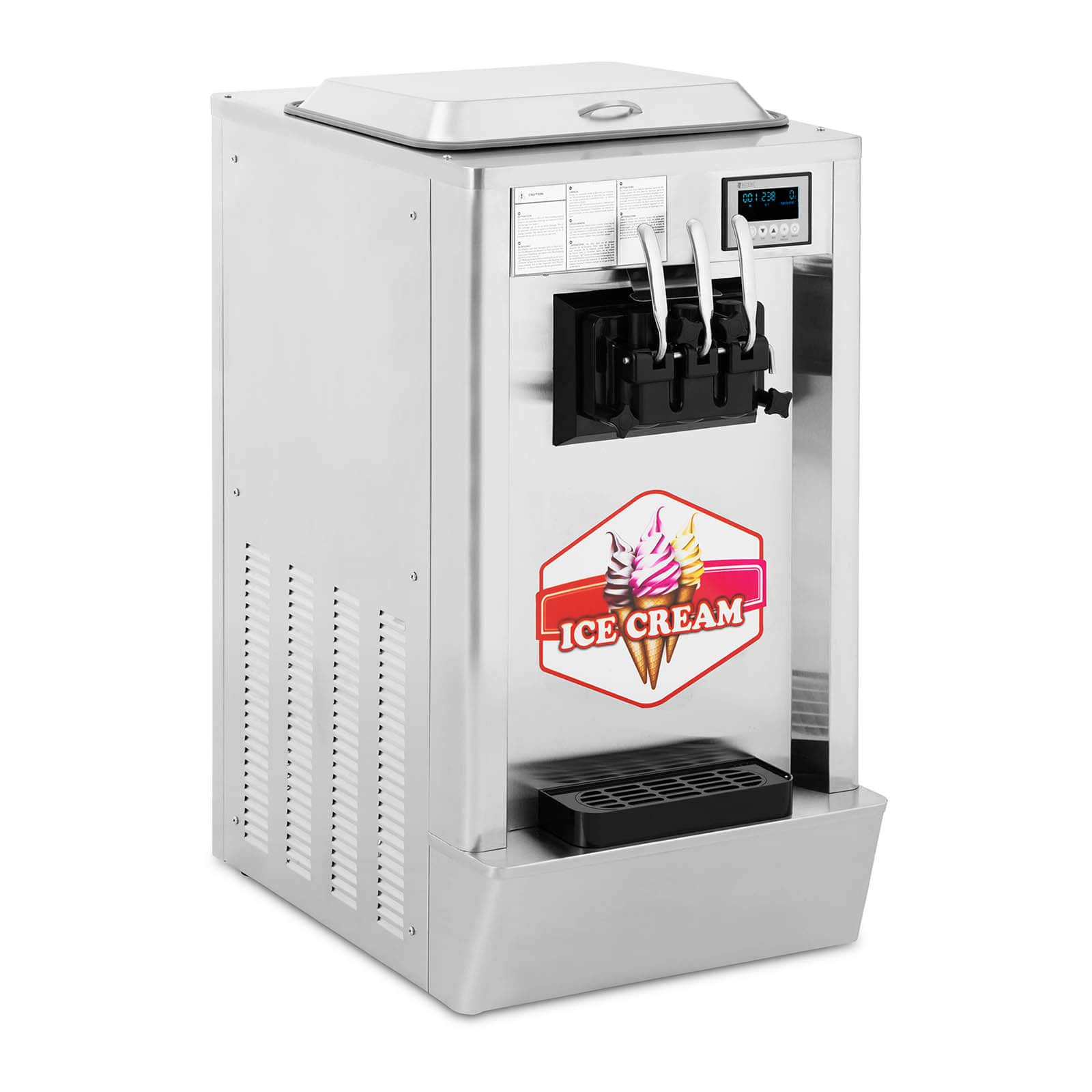 Macchina per gelato italiano 1150 watt 18 l/h 1 gusto macchina per gelato italiano professionale macchina per gelato italiano economica 14_0004901