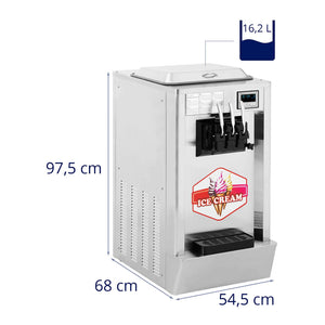 Macchina per gelato italiano 1150 watt 18 l/h 1 gusto macchina per gelato italiano professionale macchina per gelato italiano economica 14_0004901