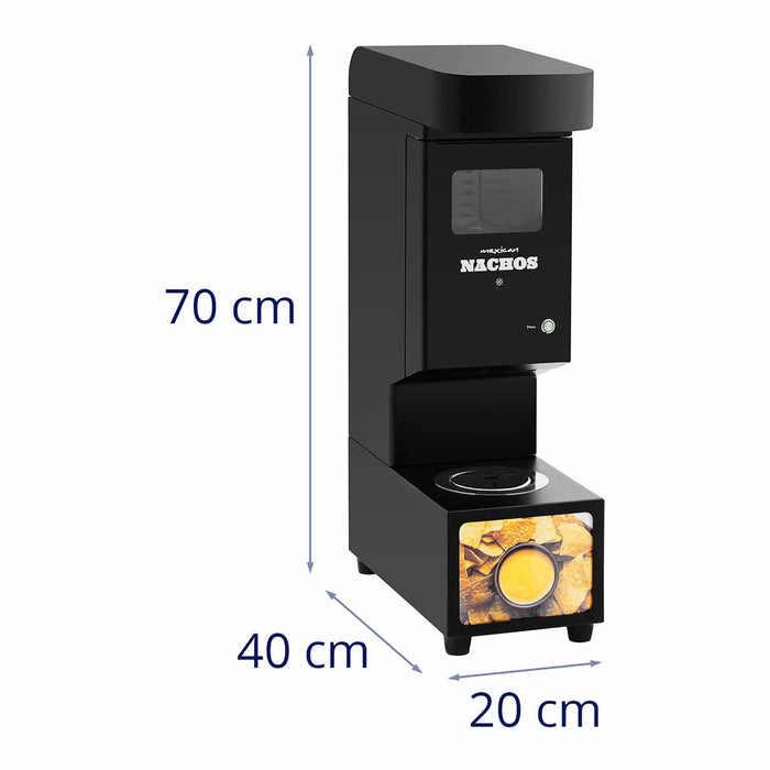 Dispenser per formaggio - design moderno - 4,8 l - 55 - 80 °C - nero 14_0004906