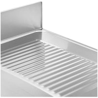 Lavello professionale in acciaio inox 2 vasche 160 x 60 x 97 cm acciaio inox argento 14_0009565