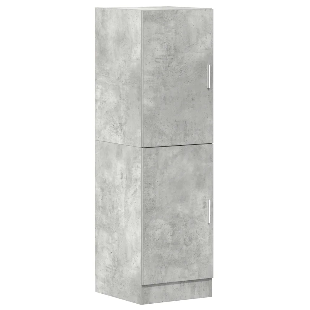 Mobile da Cucina Grigio Cemento 38x41,5x131,5 cm Legno