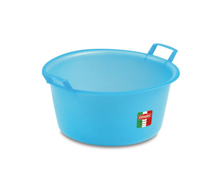 bacinella tonda azzurra lt. 30 - ï cm. 50x24 h cod:ferx.vit31905