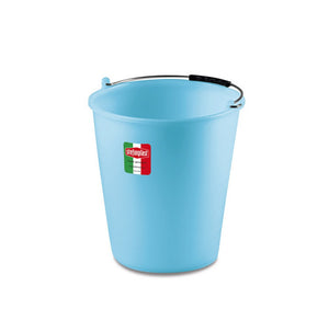 secchio casalingo azzurro lt.12 - ï cm. 30x30 h cod:ferx.vit31898