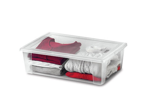 contenitore multiuso lt.10 - cm. 36,5x25,5x14 h col. trasparente cod:ferx.vit31729